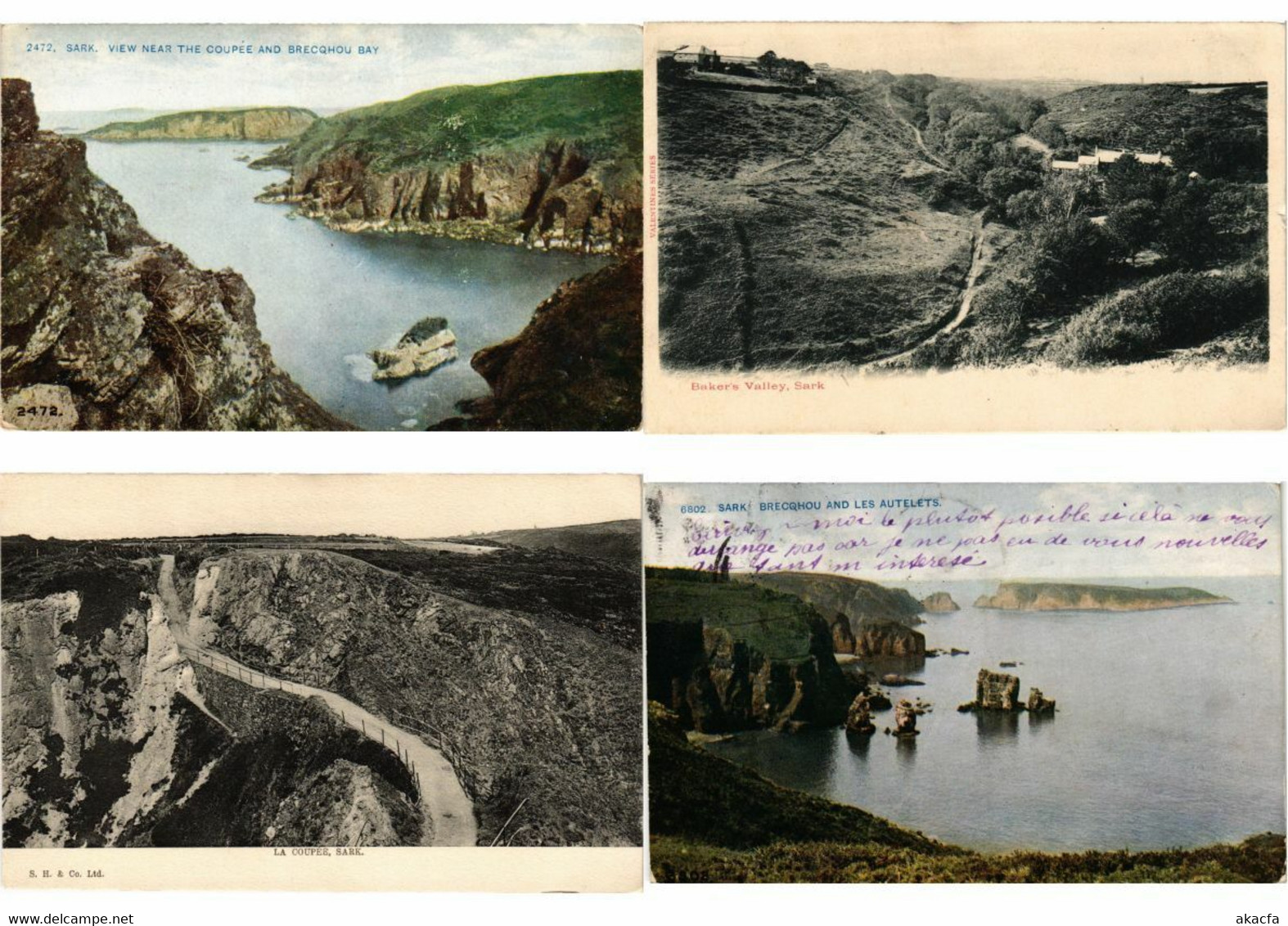 SARK CHANNEL ISLAND 20 Vintage Postcards Mostly Pre-1940 (L2630) - Sark