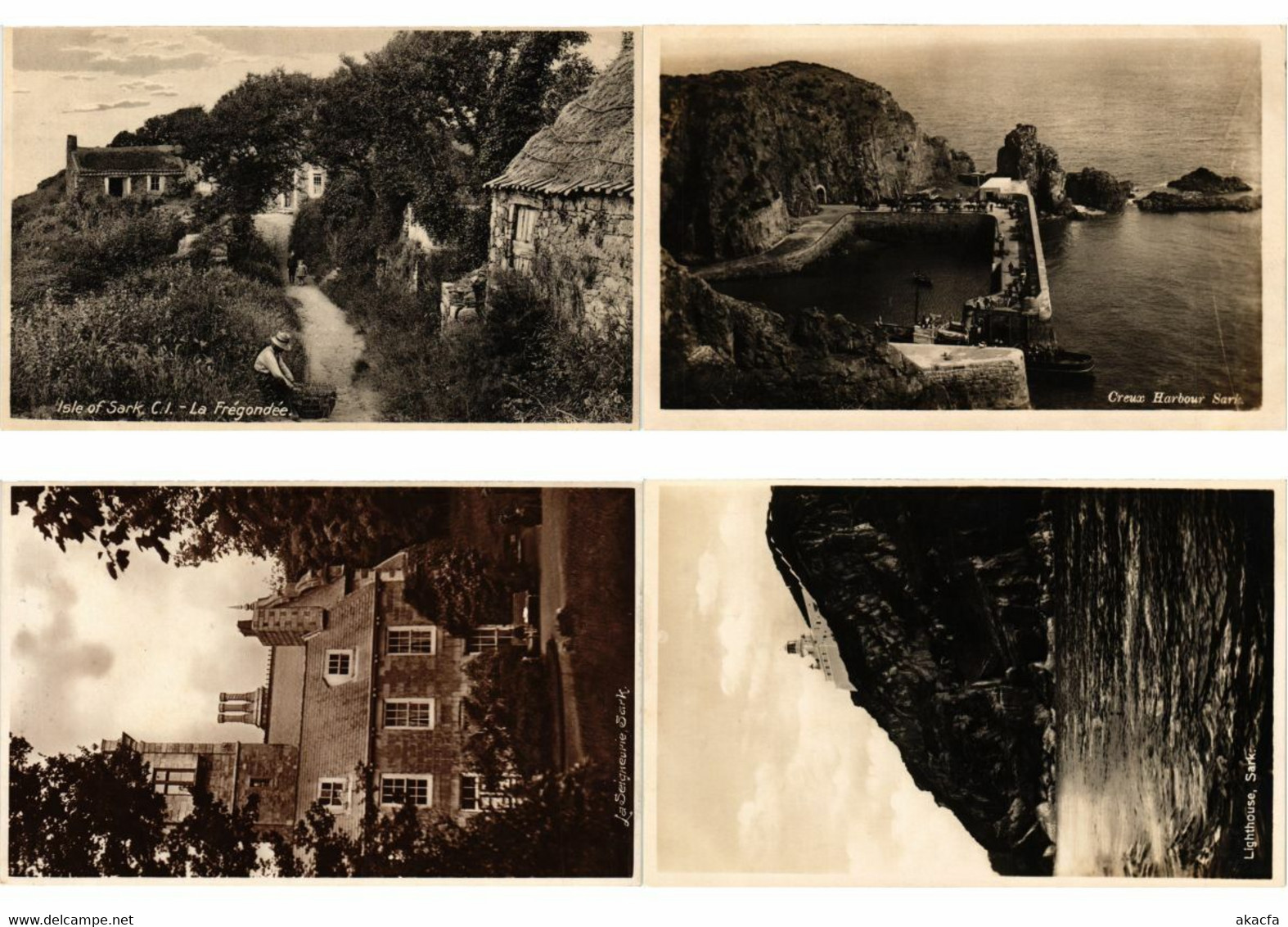 SARK CHANNEL ISLAND 20 Vintage Postcards Mostly Pre-1940 (L2630) - Sark