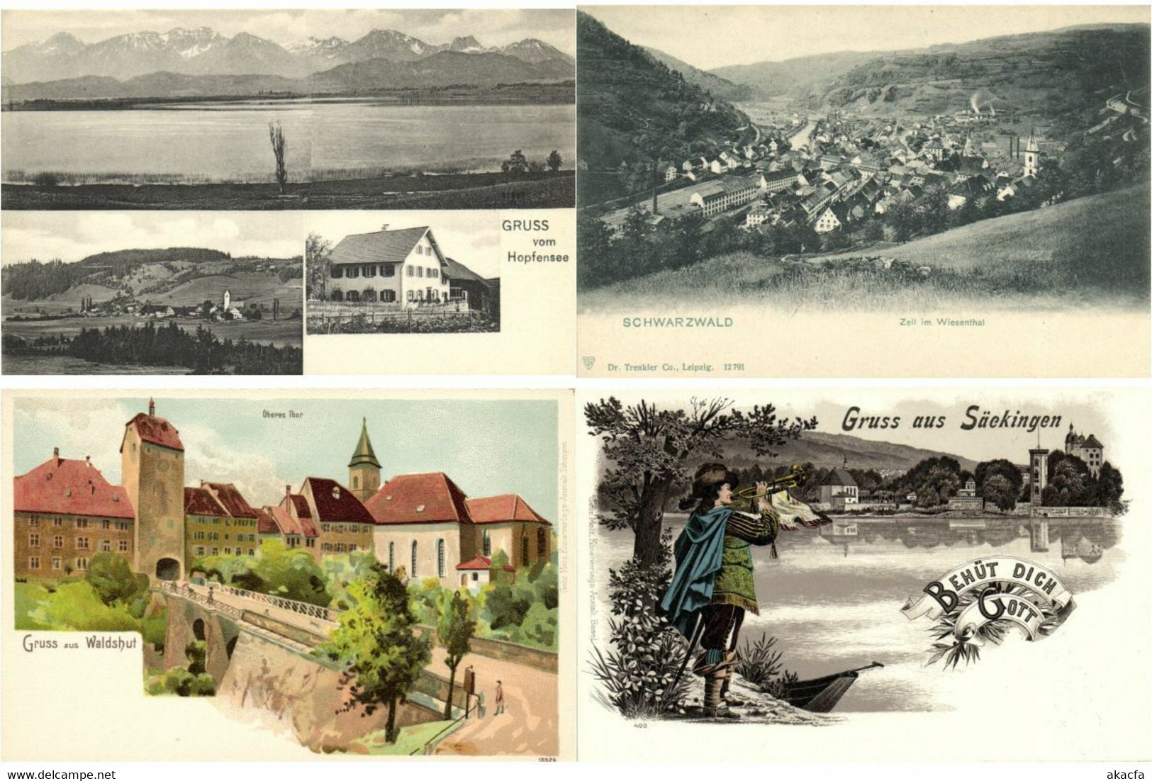 GERMANY 32 Vintage Postcards With BETTER Incl. Pre-1930 (L3385) - Collezioni E Lotti