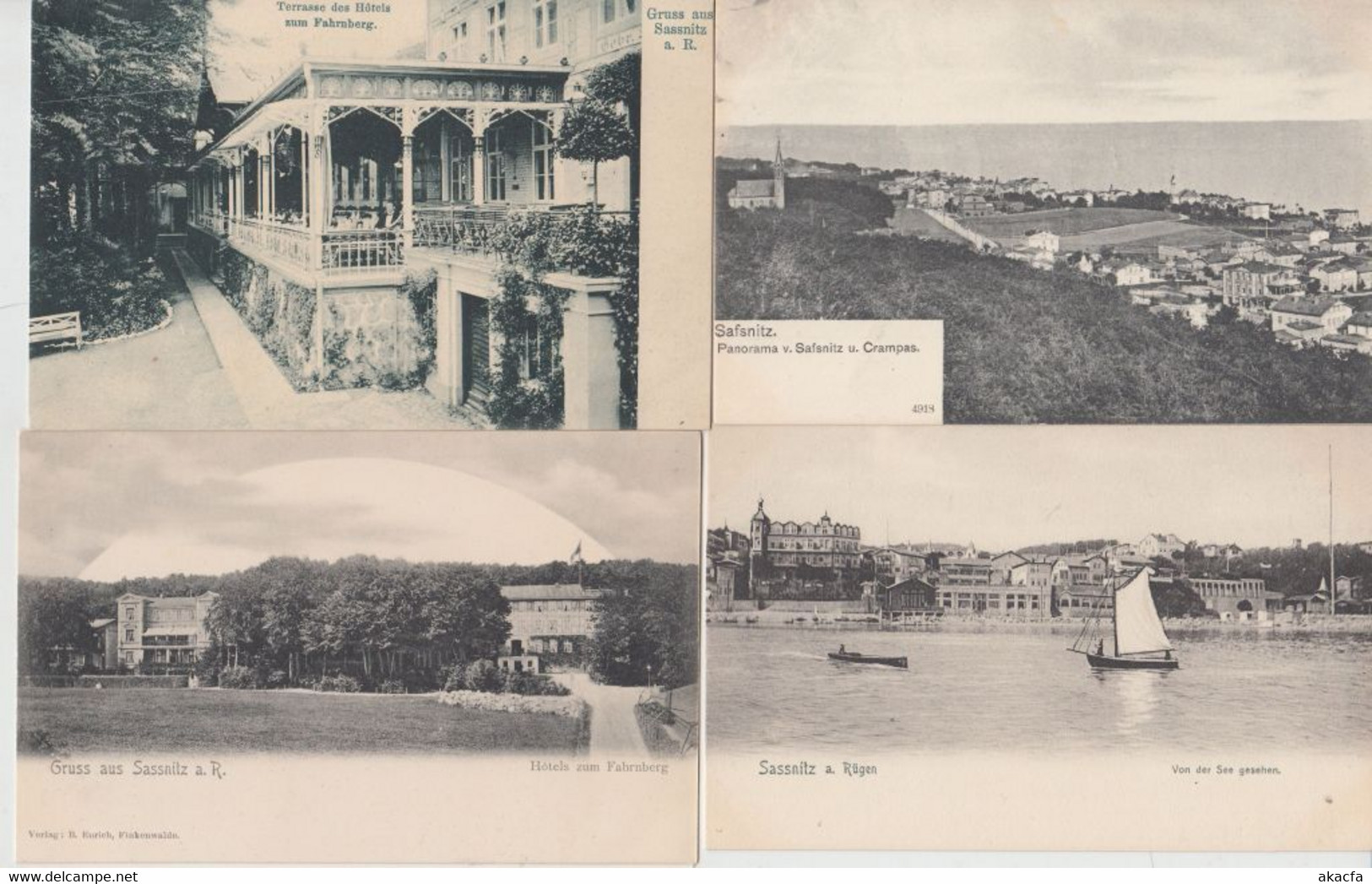 RÜGEN Island GERMANY 22 Vintage Bettter Postcards Pre-1920 (L5164) - Collezioni E Lotti