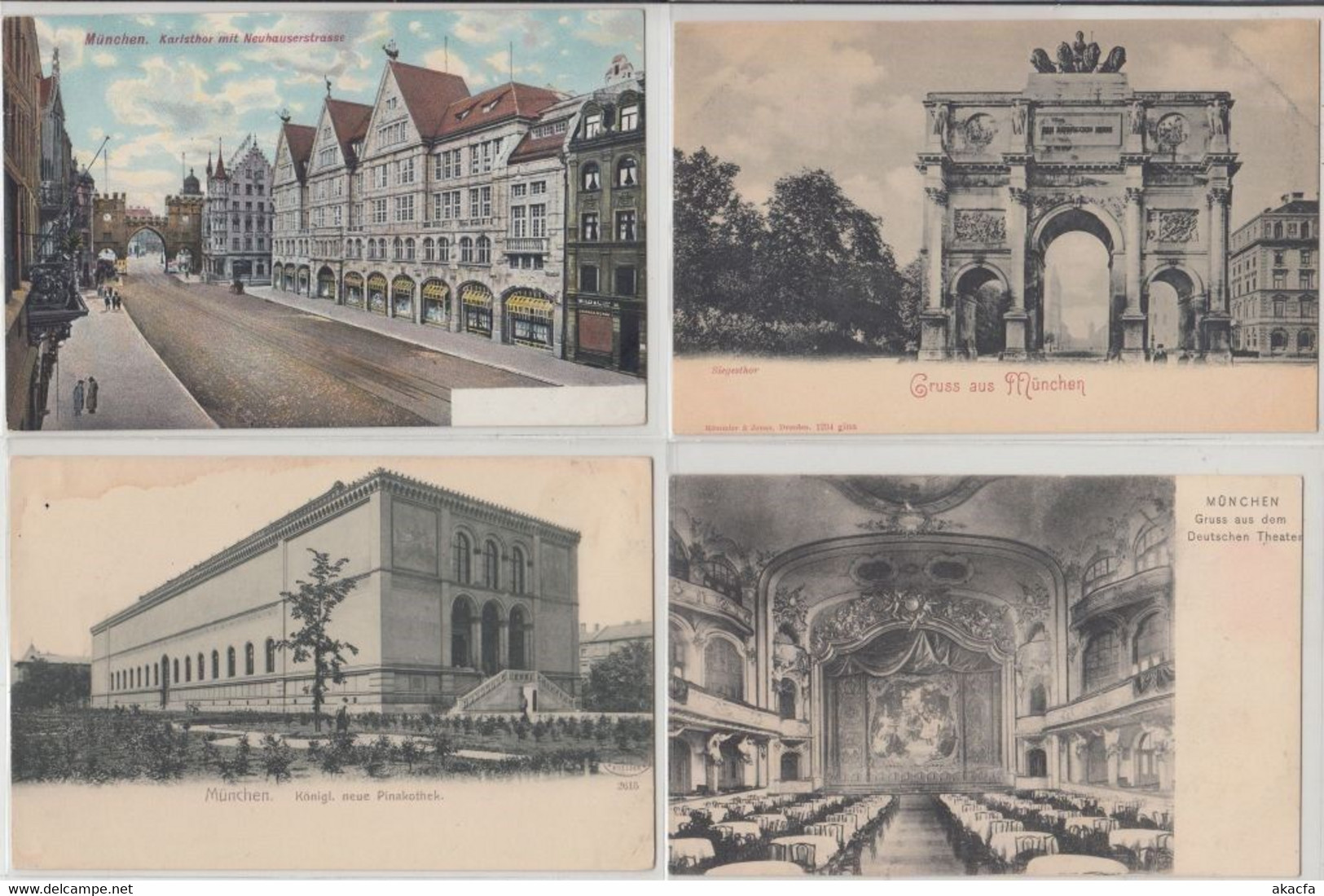 MÜNCHEN MUNICH Germany 53 Vintage Postcards Mostly pre-1920 (L5346)