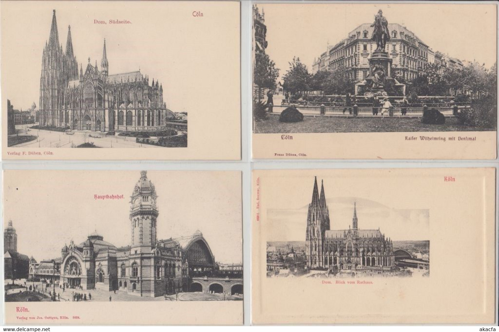 KÖLN KOELN Germany 83 Vintage Postcards Mostly pre-1920 (L5343)