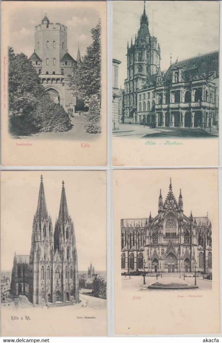 KÖLN KOELN Germany 83 Vintage Postcards Mostly pre-1920 (L5343)