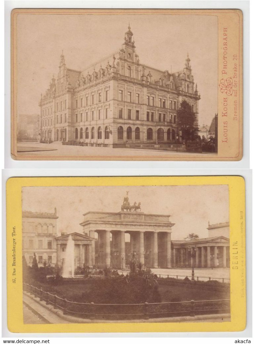 GERMANY EUROPE 90 CDV ANTIQUE PHOTOGRAPHIC IMAGES (L4999) - Collections & Lots