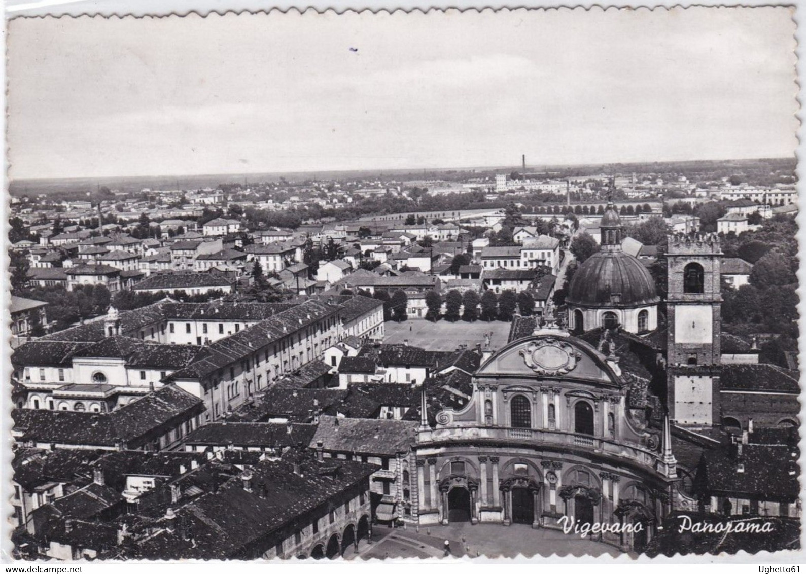 Vigevano - Pavia - Panorama Viaggiata 1954 - Vigevano