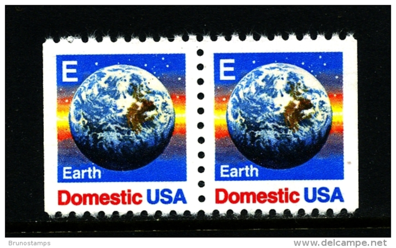 UNITED STATES/USA - 1988  DOMESTIC RATE  "E"  PAIR EX BOOKLET  MINT NH - Ungebraucht