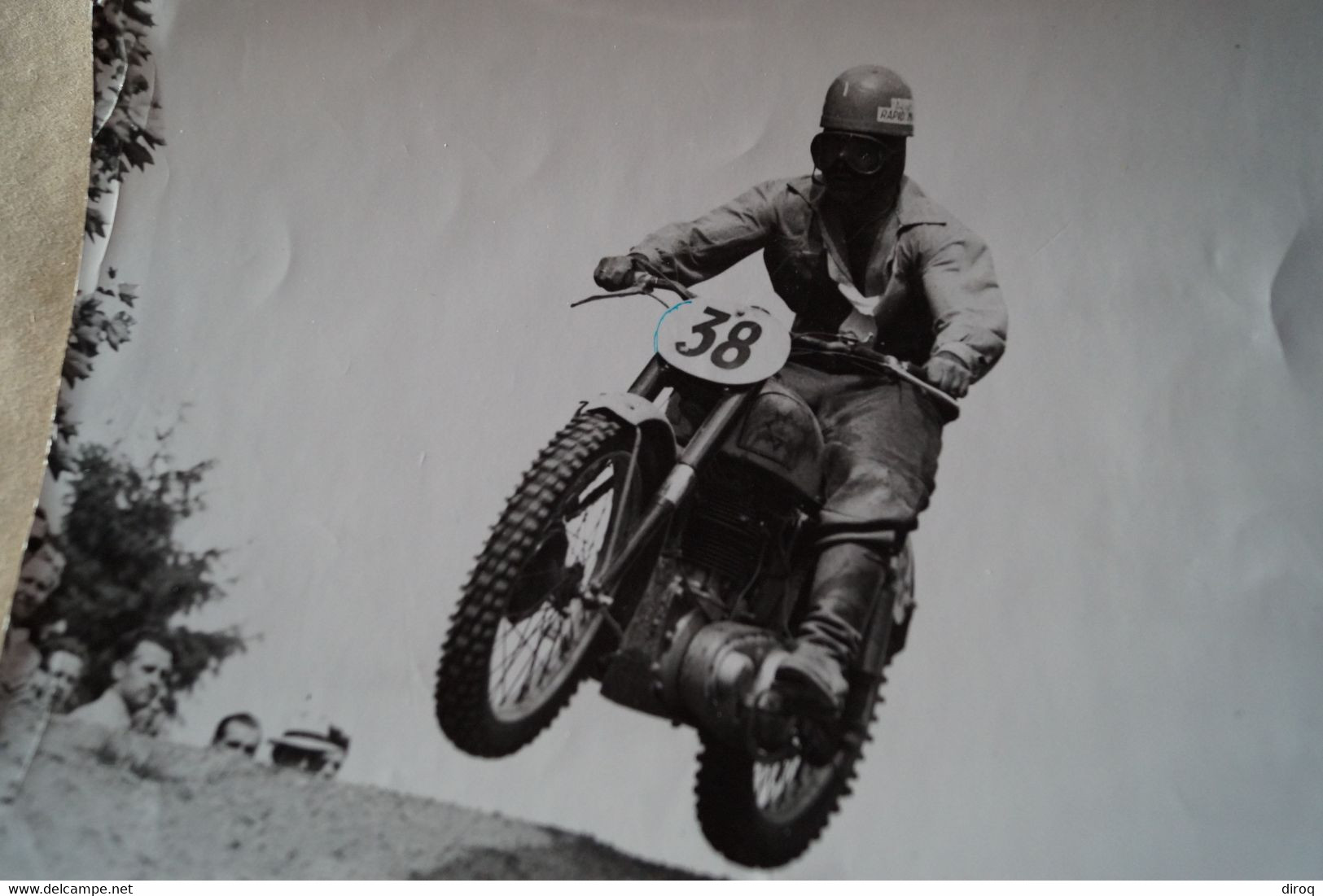 Originale Photo,Motocross Citadelle De Namur 1952,Theveney,moto Matchless,originale 24 Cm./18 Cm. - Sporten