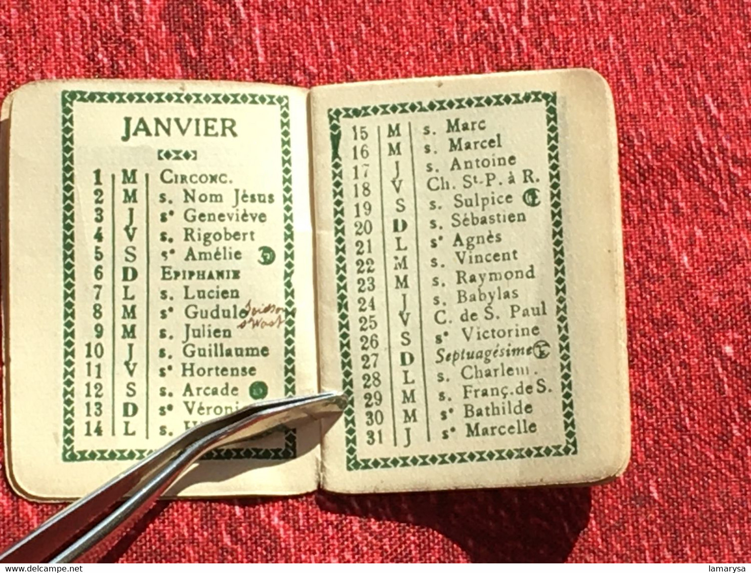 Almanach 1918 Calendrier-Petit Format-Saisons-Fêtes-tarif Postal-WW1-Publicitaire Coiffure-Chaussures Bernheim Paris - Kleinformat : 1901-20