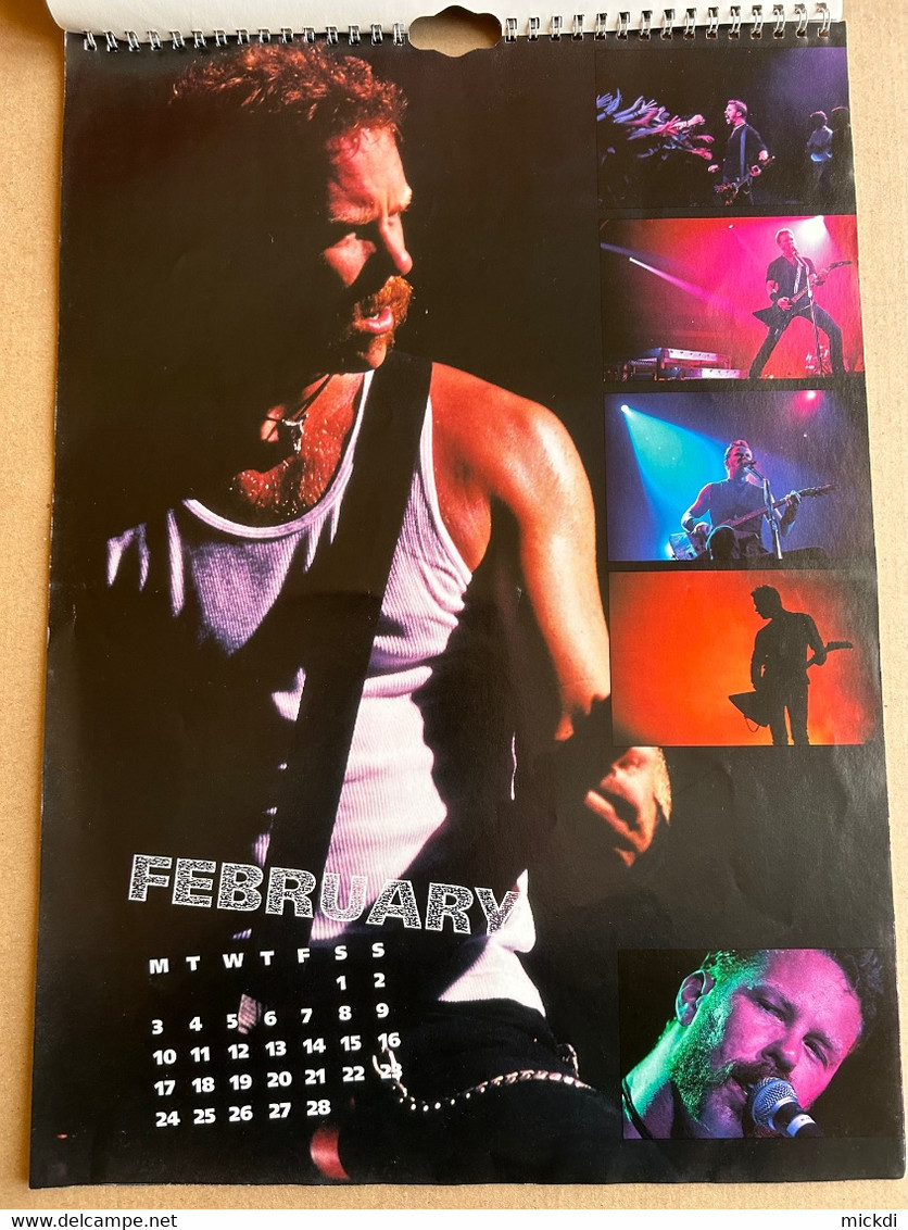 CALENDRIER 1997 METALLICA CALENDAR OFFICIAL 12 POSTERS - Formato Grande : 1991-00