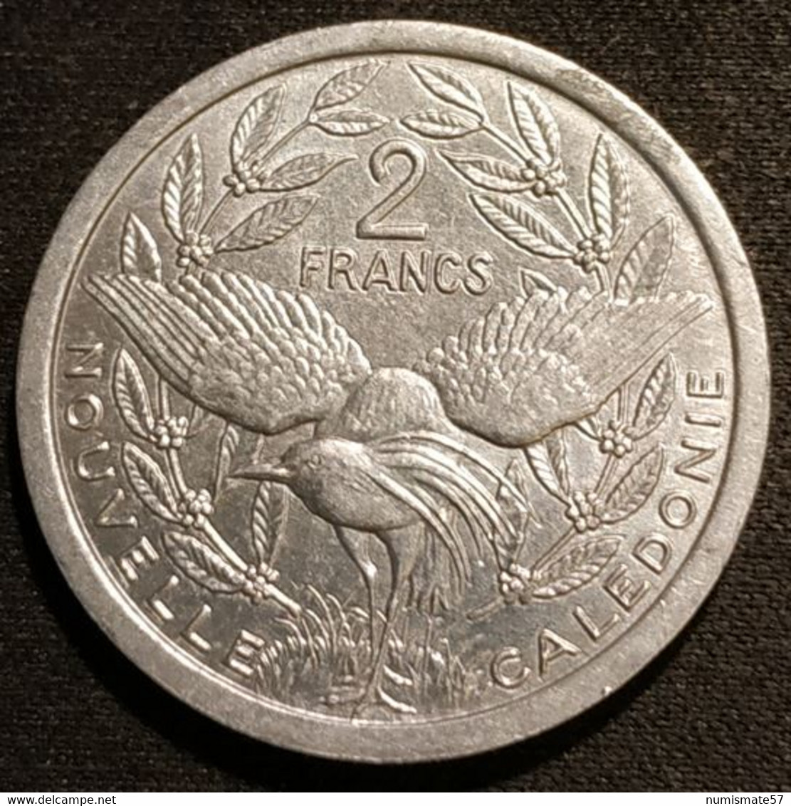 NOUVELLE CALEDONIE - 2 FRANCS 2003 - Avec IEOM - KM 14 - Oiseau Cagou - Nouvelle-Calédonie