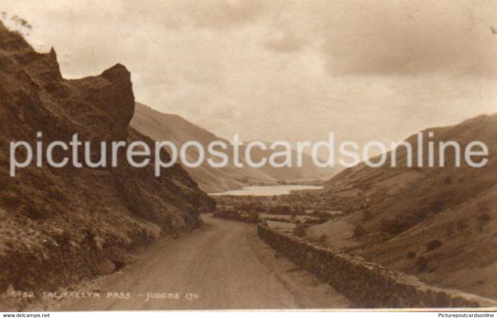 TAL-Y-LLYN TALYLLYN PASS OLD R/P POSTCARD WALES - Merionethshire