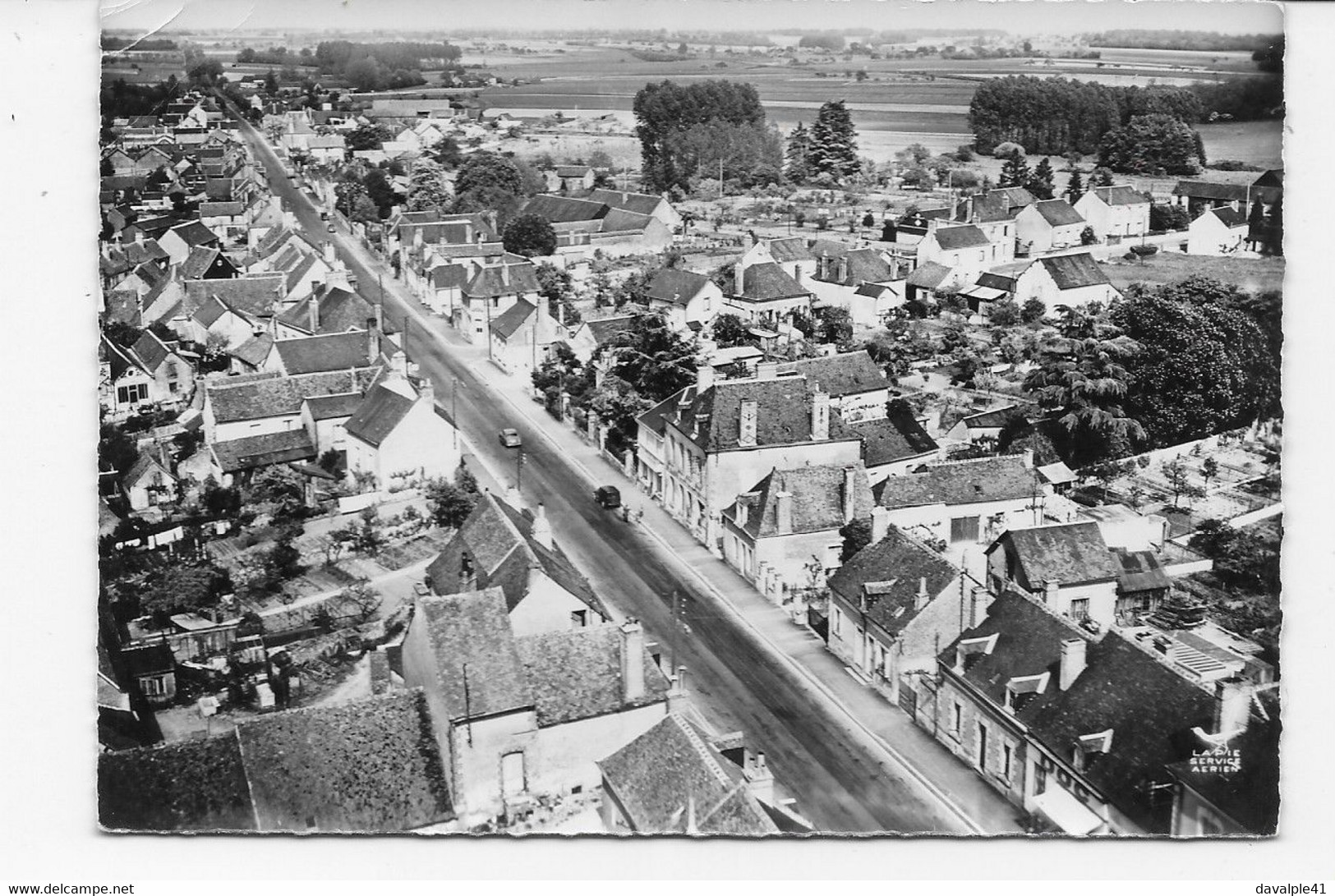 37 MONNAIE  VUE  AERIENNE    ROUTE NATIONALE     2 SCANS - Monnaie