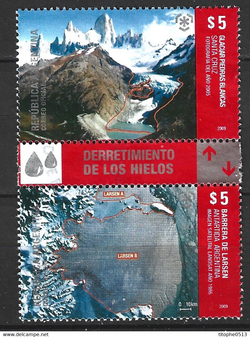 ARGENTINE. Timbres Oblitérés De 2009. Préservation Des Régions Polaires. - Preservar Las Regiones Polares Y Glaciares