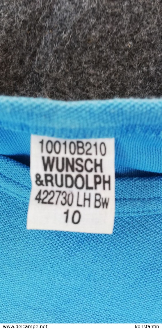 Original BW Bundeswehr German Army Sports T Shirt Size 10 - Uniformes