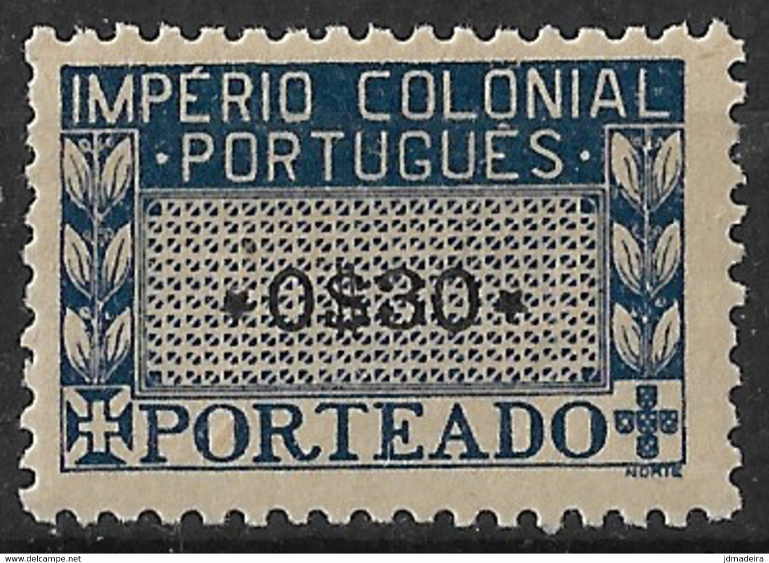 Portuguese Africa – 1945 Postage Dues 0$30 Mint Stamp - Portugees-Afrika