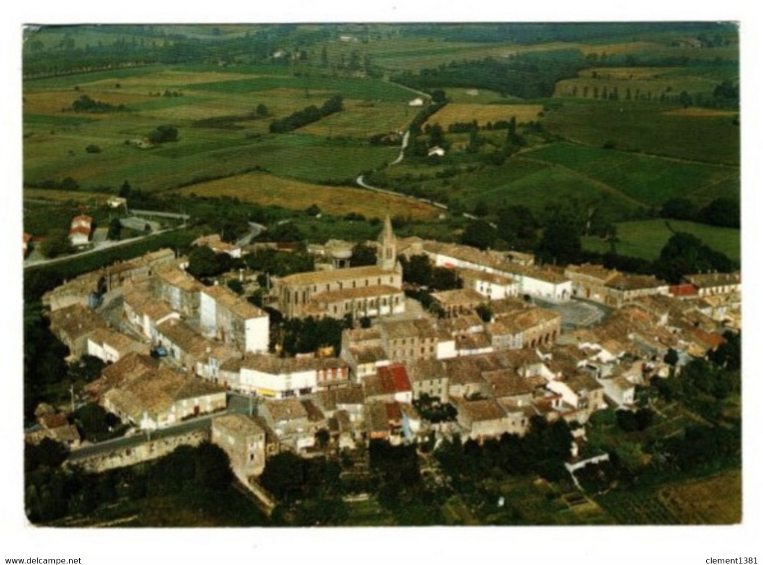 Salvagnac Vue Generale Aerienne Editeur APA POUX Circulee En 1975 - Salvagnac