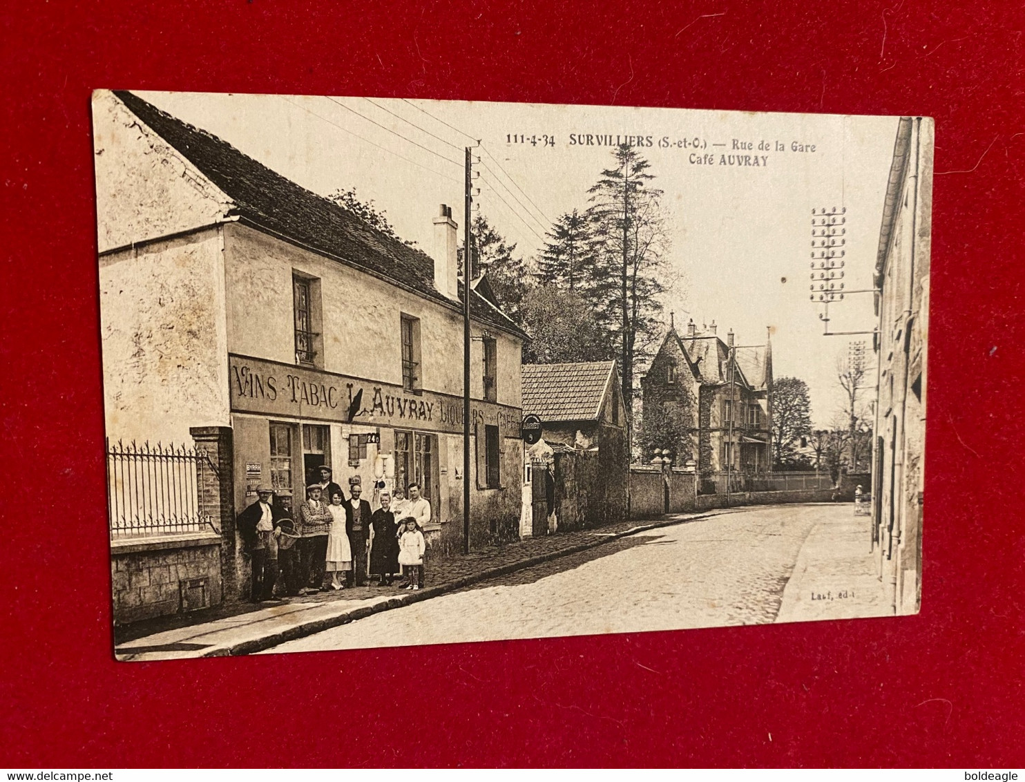 SURVILLIERS -RUE DE DE LA GARE /CAFÉ AUVRAY - Survilliers