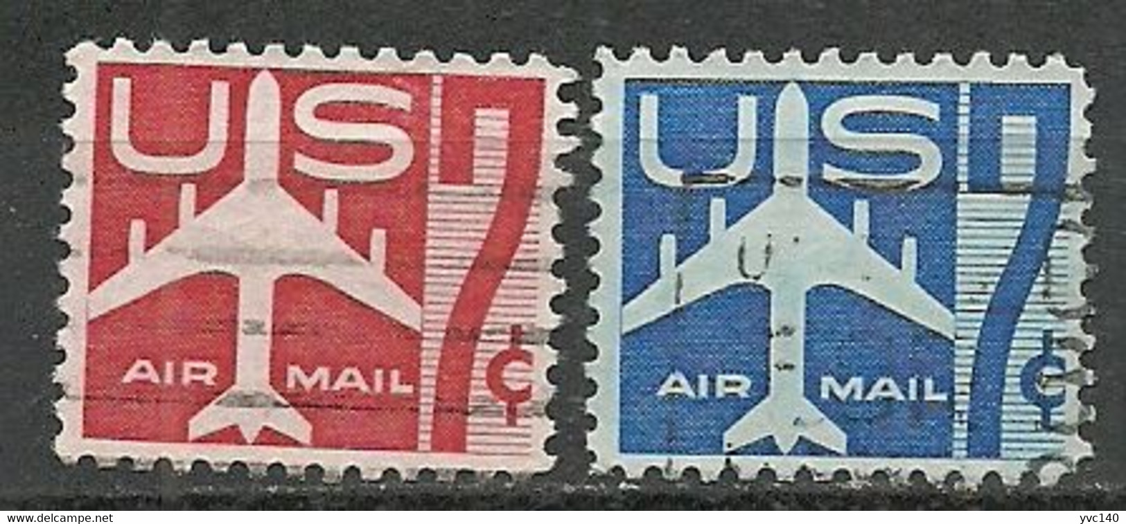 United States; "Air Mail" Stamps - 2a. 1941-1960 Oblitérés