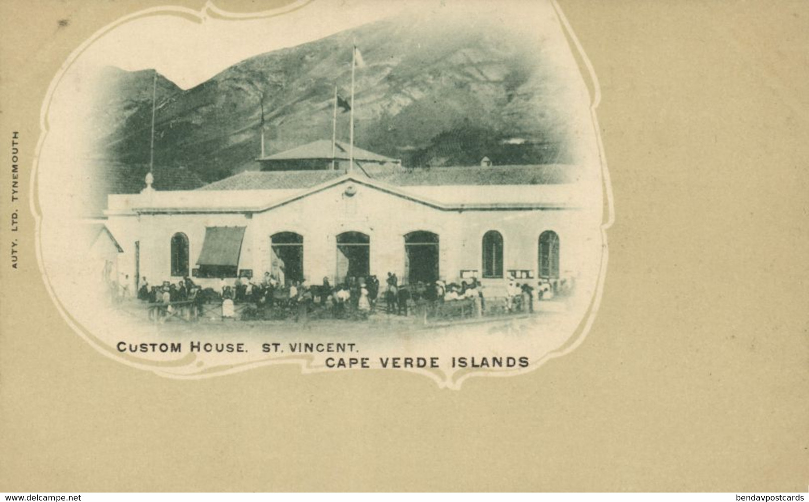 Cape Verde, SÃO VICENTE, Custom House (1900s) Postcard - Cap Vert