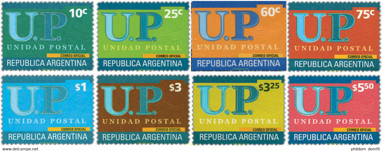 99231 MNH ARGENTINA 2001 UNIDAD POSTAL - Usati