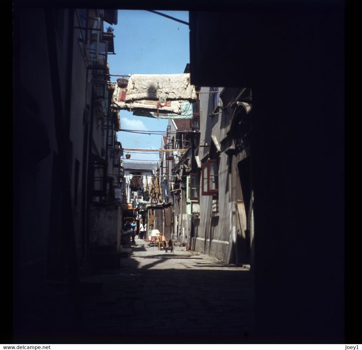 Photo Pékin Vieille Rue, Vintage Début Années 60 , Format 13/13 - Places