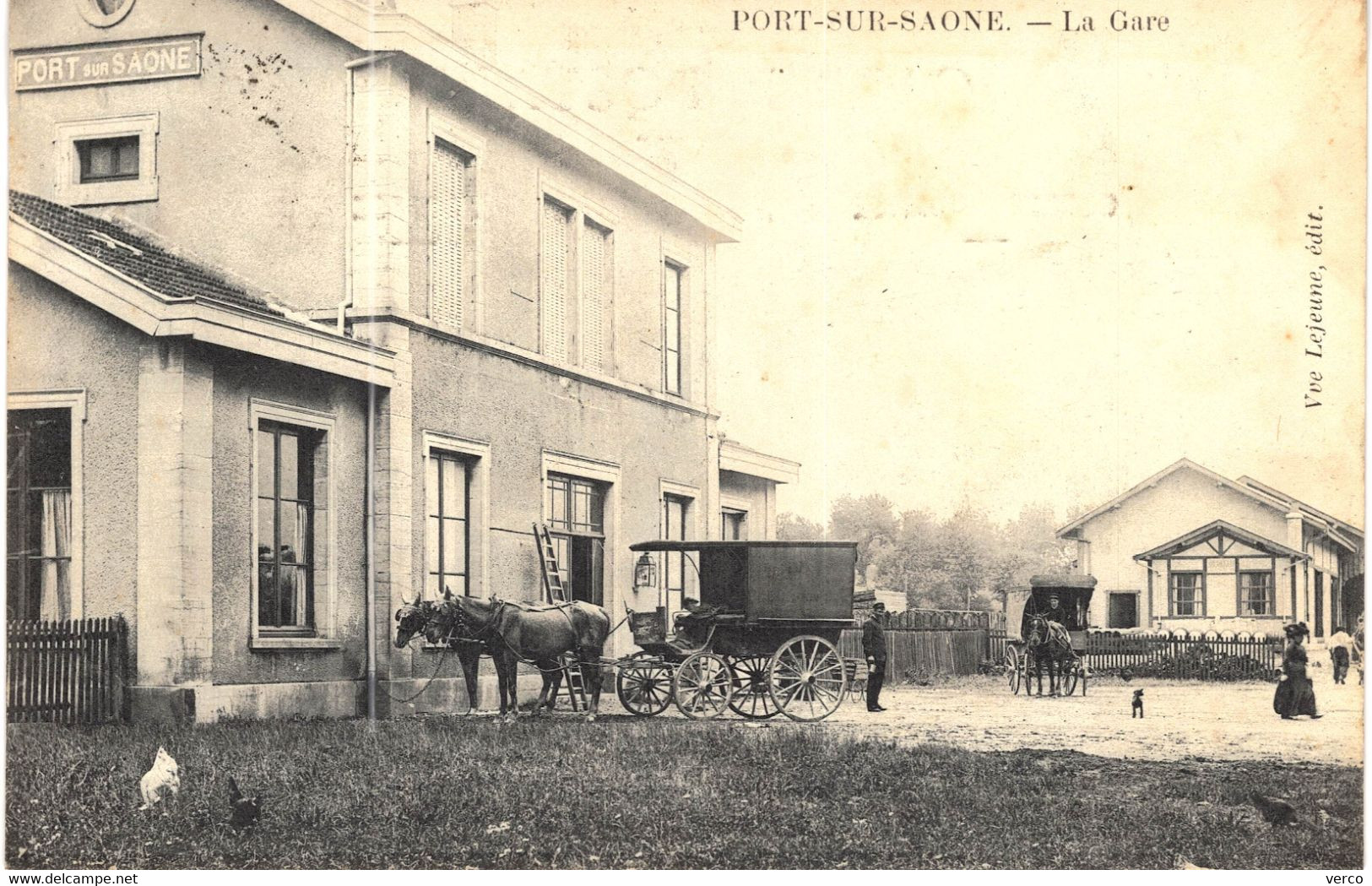 Carte POSTALE  Ancienne De PORT Sur SAONE - La Gare - Port-sur-Saône