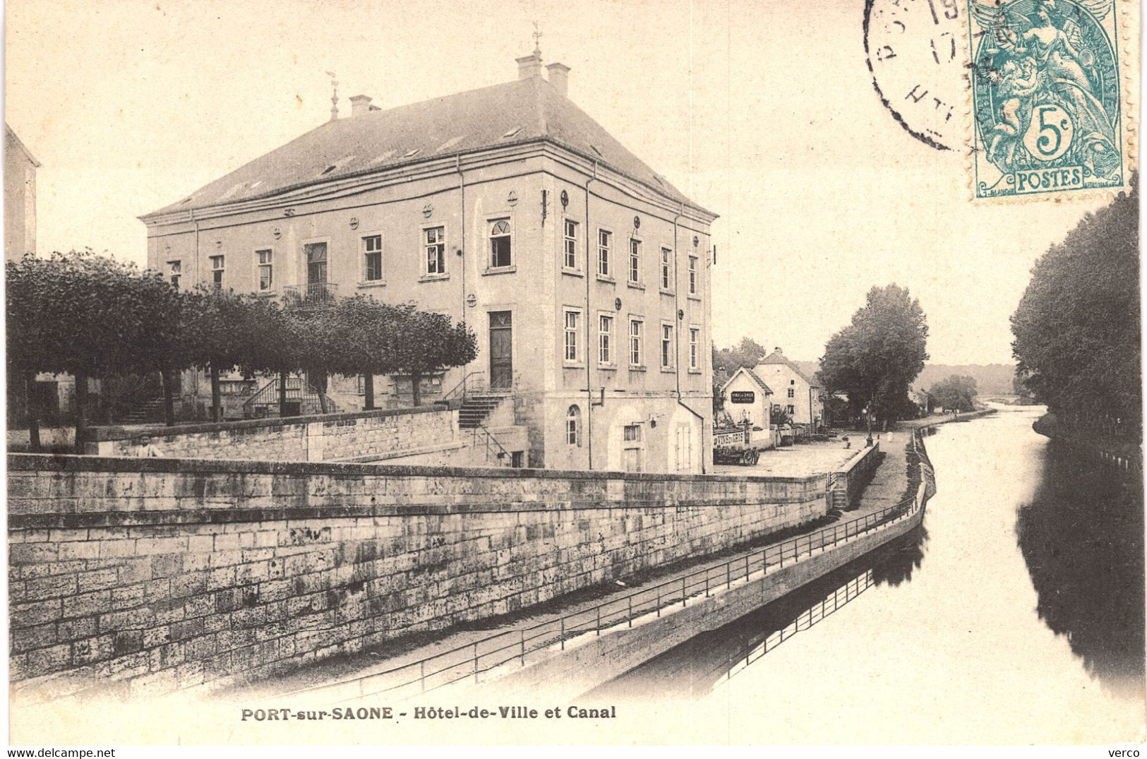 Carte POSTALE  Ancienne De PORT Sur SAONE - Hôtel De Ville - Port-sur-Saône