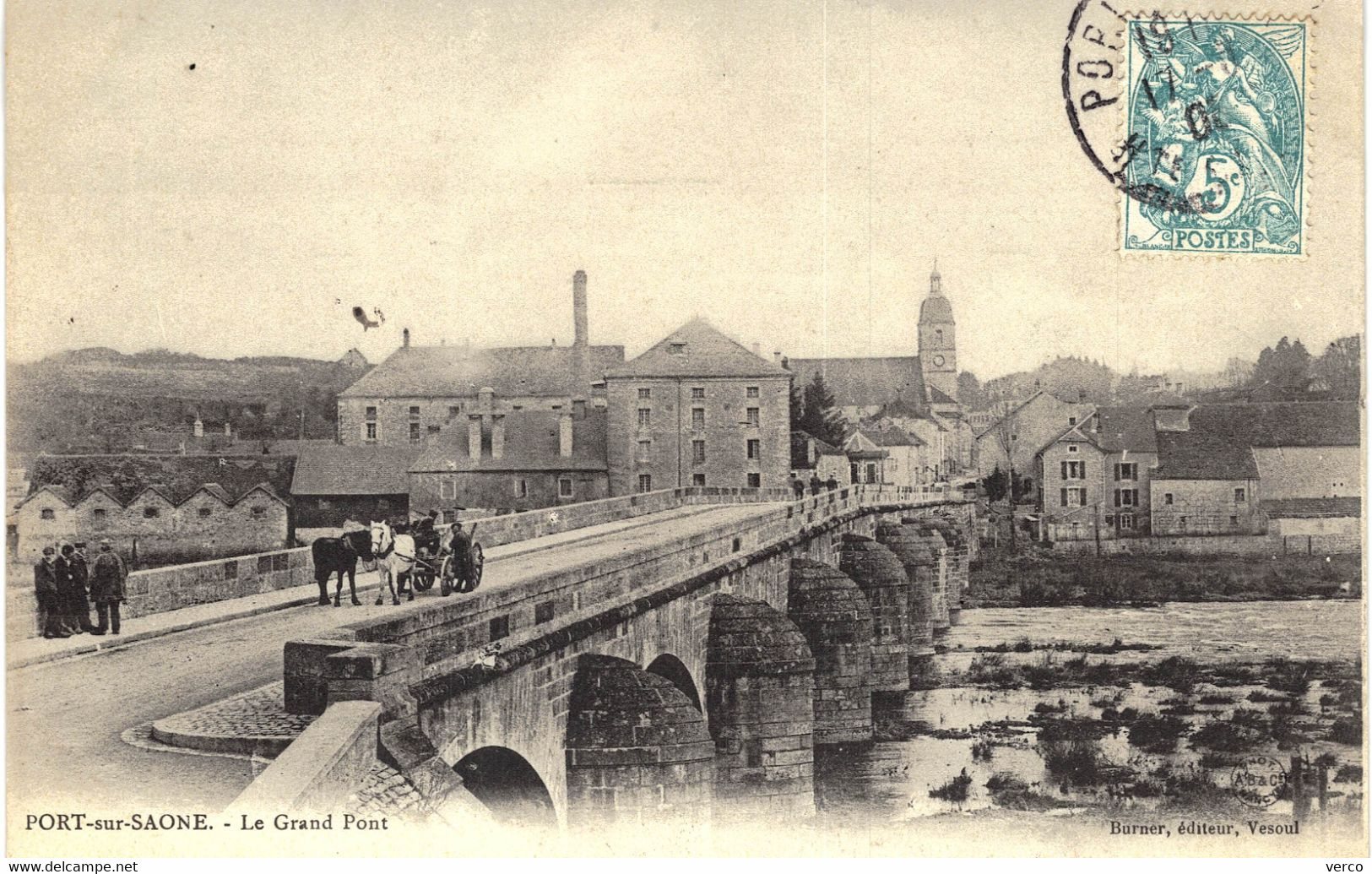 Carte POSTALE  Ancienne De PORT Sur SAONE - Grand Pont - Port-sur-Saône