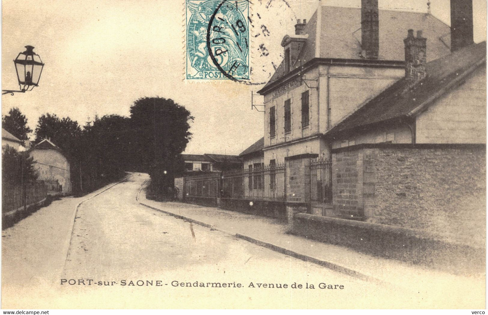 Carte POSTALE  Ancienne De PORT Sur SAONE - Gendarmerie, Avenue De La Gare - Port-sur-Saône