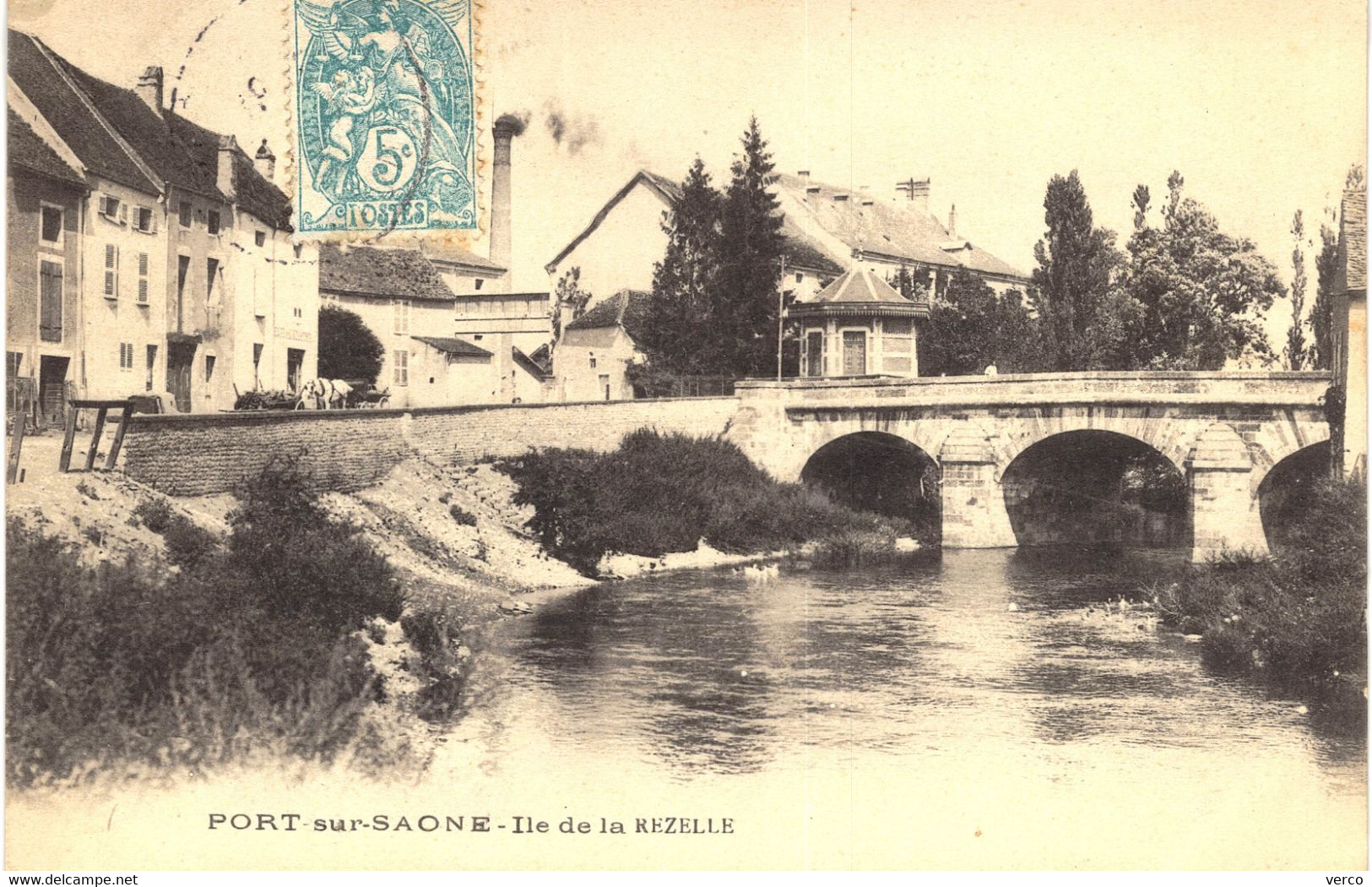 Carte POSTALE  Ancienne De PORT Sur SAONE - Ile De La Rezelle - Port-sur-Saône