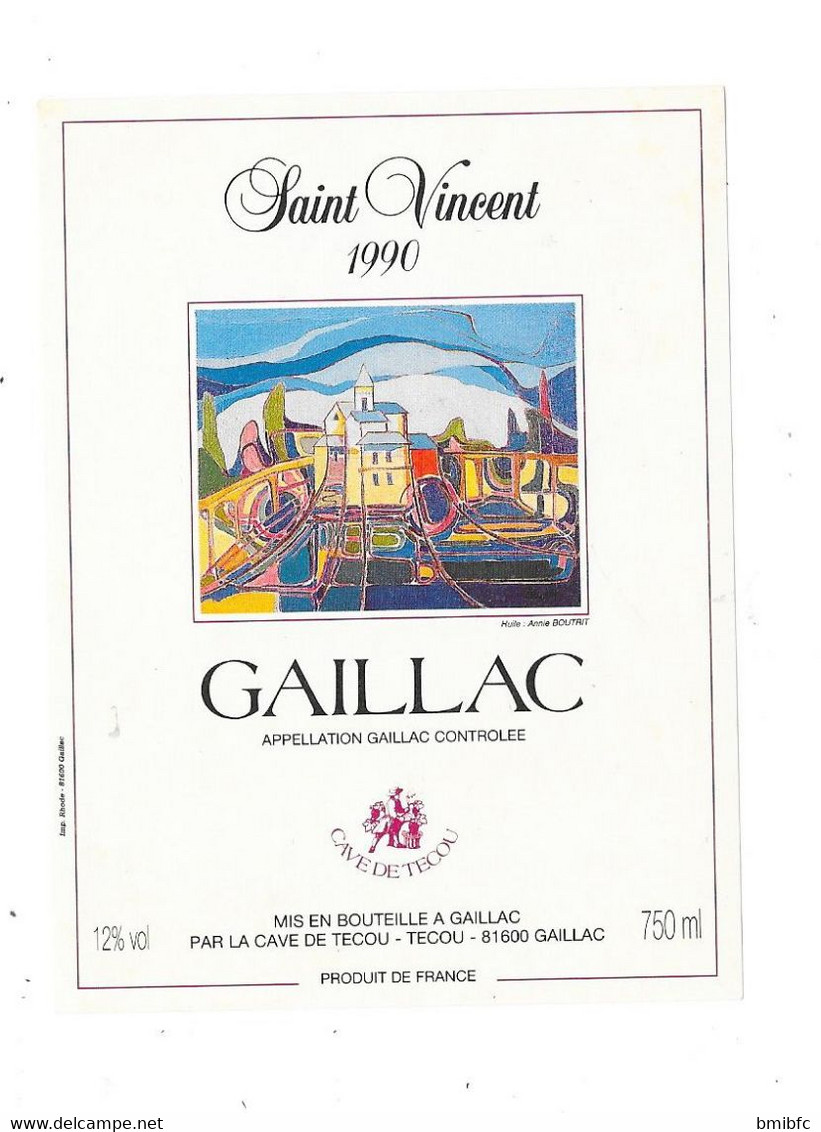 Saint Vincent 1990 - GAILLAC - Gaillac