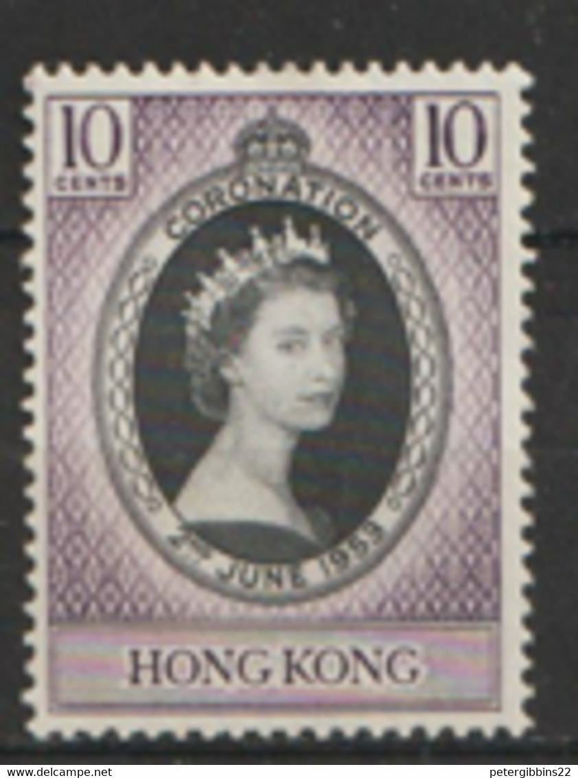 Hong Kong  1953  SG 187  Silver Wedding  Mounted Mint - Unused Stamps