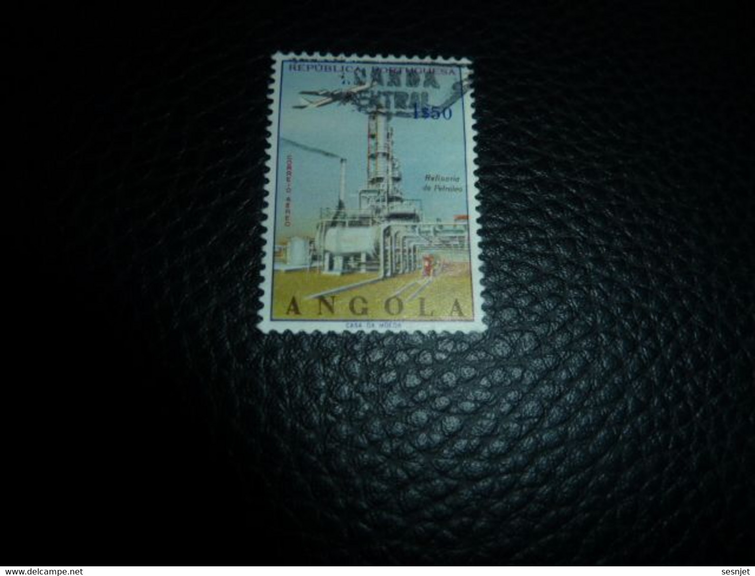 Angola - Refinaria De Petrolea - 1c.50 - Yt Aéro 16 - Polychrome - Oblitéré - Année 1965 - - Angola