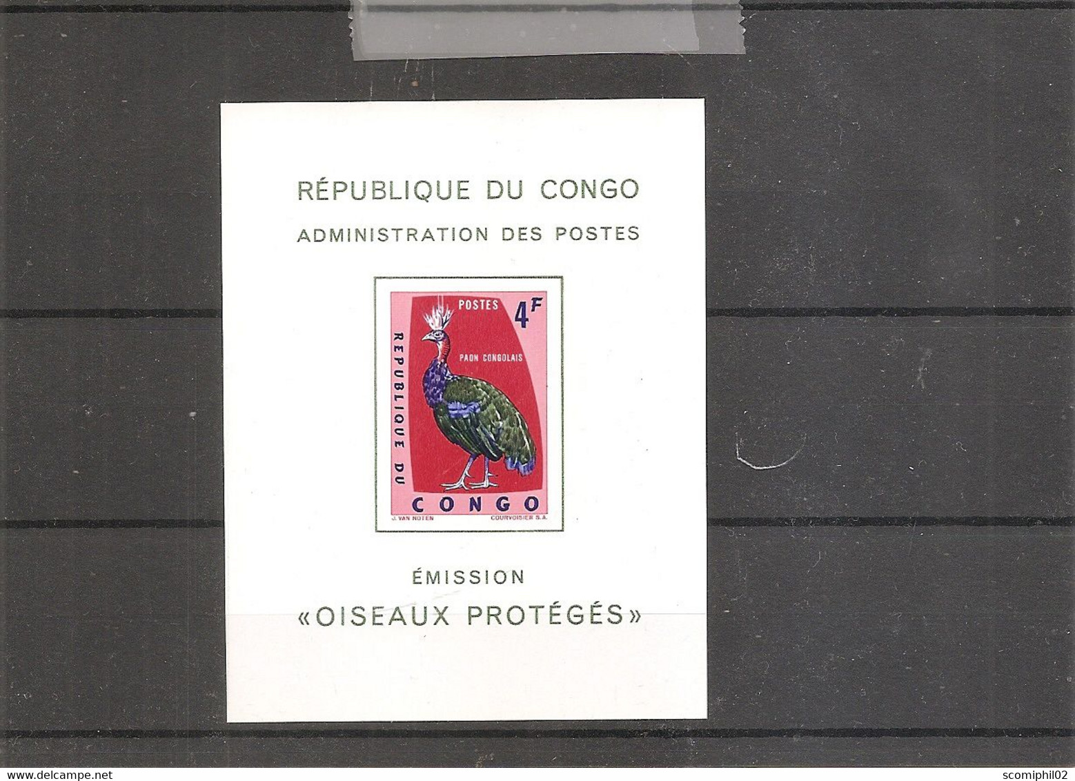 Paon ( LX 488 XXX -MNH - Du Congo - Cote COB : 45 Euros ) - Pavos Reales