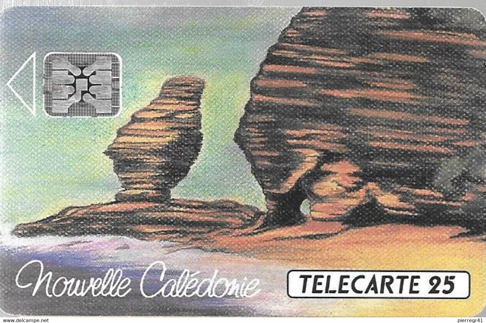 CARTE-PUCE-NOUVELLE-CALEDONIE-NC6-11/92-SC4-BONHOMME De BOURAIL-N°GE-43998-5000Ex-Utilisé-TBE/RARE - Nouvelle-Calédonie