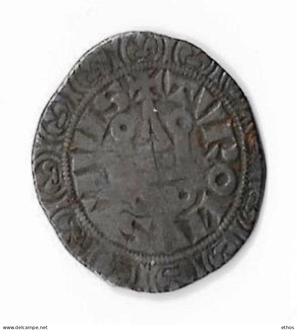 Philippe IV Maille Blanche Tournois à L'O Rond (1285-1314) - 1285-1314 Philipp IV Der Schöne