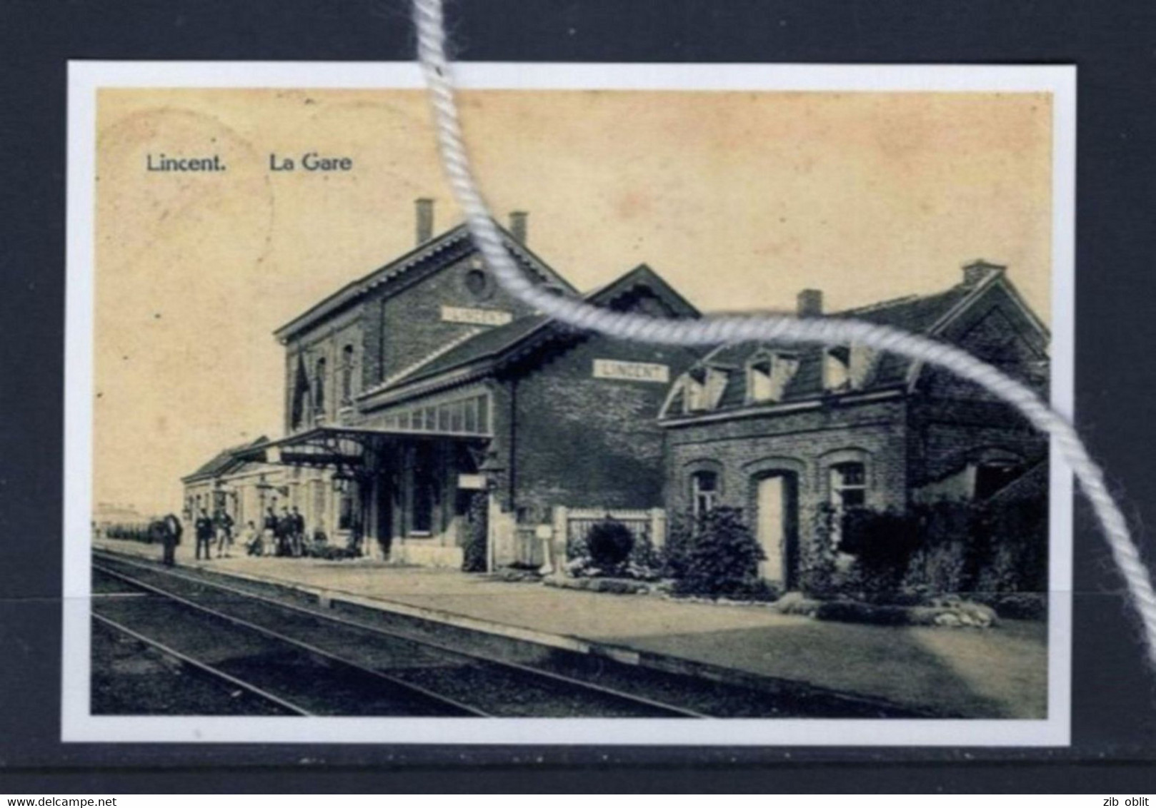 PHOTO  LINCENT LIEGE STATIE GARE REPRO - Lincent