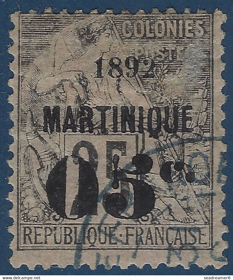 France Colonies MARTINIQUE N°27 05 Sur 25c Oblitéré TTB Signé MARQUELET - Gebruikt