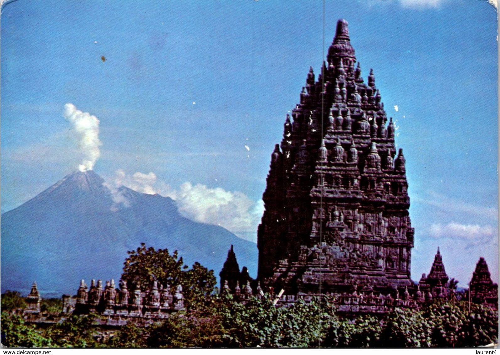 (4 Oø 3) Indonesia (posted 1993) Hindu Temple In Java - Buddhism