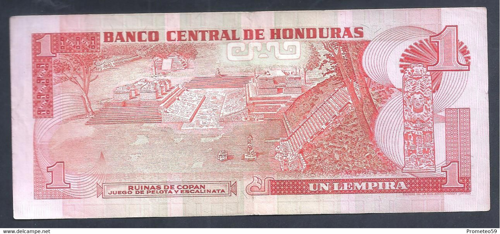 Honduras – Billete Banknote De 1 Lempira – Año 1984 - Honduras