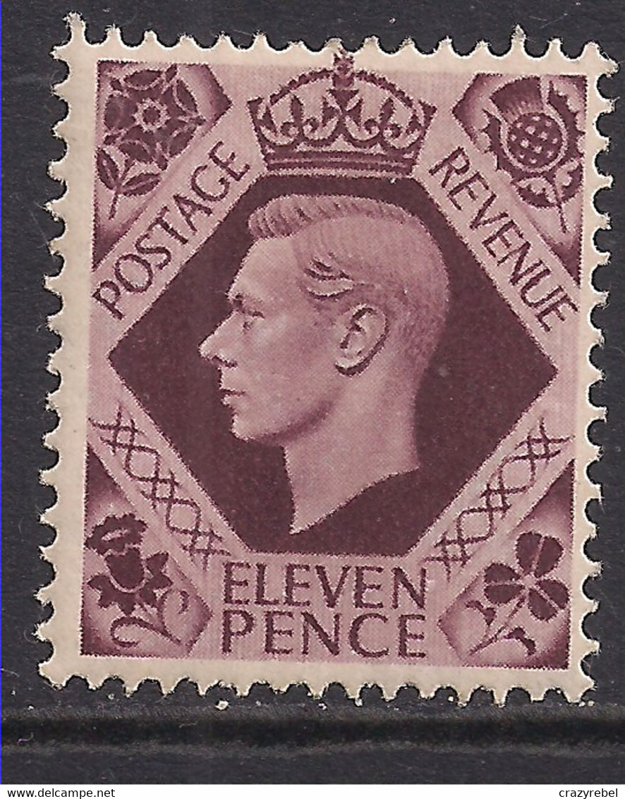 GB 1947 KGV1 11d Plum Definitive MM SG 474a ( J35) - Nuovi