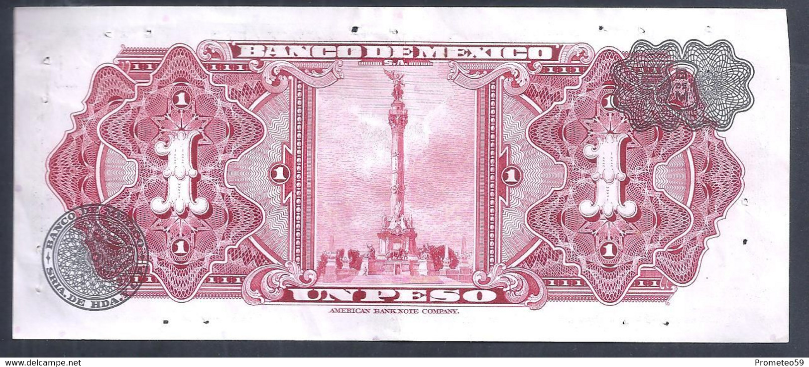 México – Billete Banknote De 1 Peso – Año 1967 - Mexico