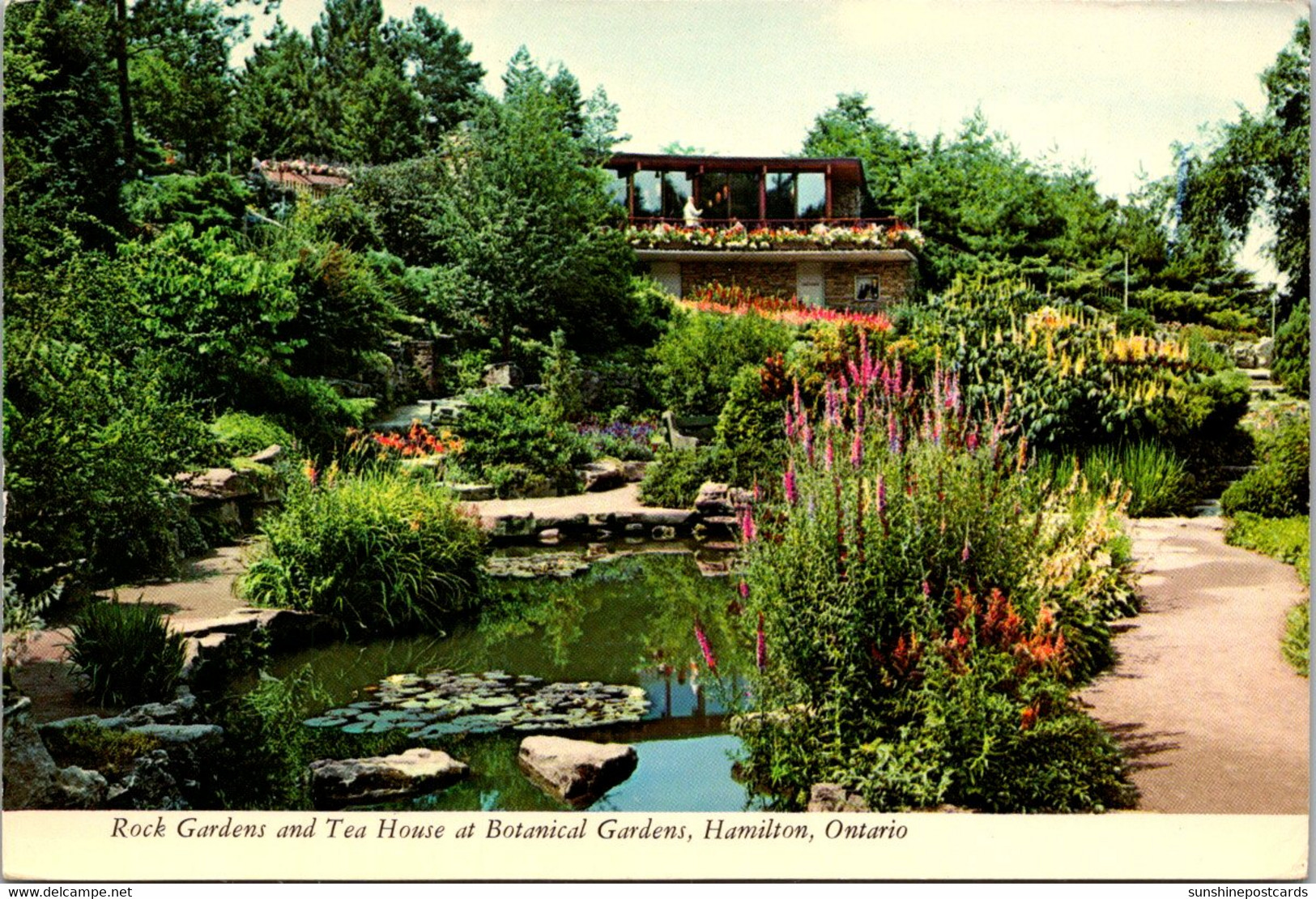 Canada Hamilton Royal Botanical Gardens Rock Gardens Tea House 1973 - Hamilton