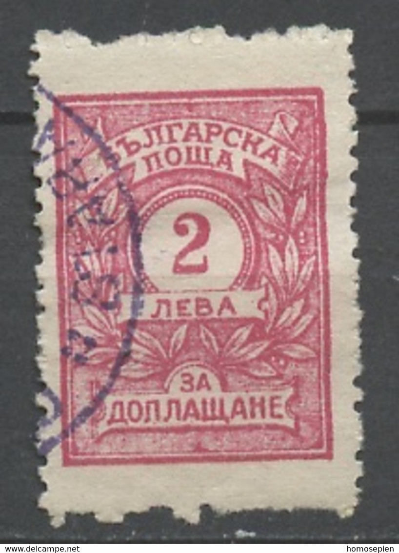 Bulgarie - Bulgarien - Bulgaria Taxe 1919-22 Y&T N°T32 - Michel N°P27 (o) - 2l Chiffre - Timbres-taxe