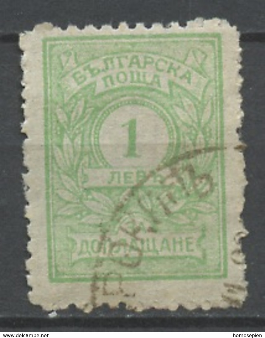 Bulgarie - Bulgarien - Bulgaria Taxe 1919-22 Y&T N°T31 - Michel N°P26 (o) - 1l Chiffre - Segnatasse