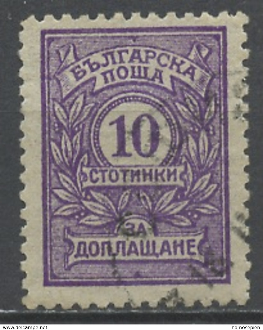 Bulgarie - Bulgarien - Bulgaria Taxe 1919-22 Y&T N°T27 - Michel N°P22 (o) - 10s Chiffre - Segnatasse