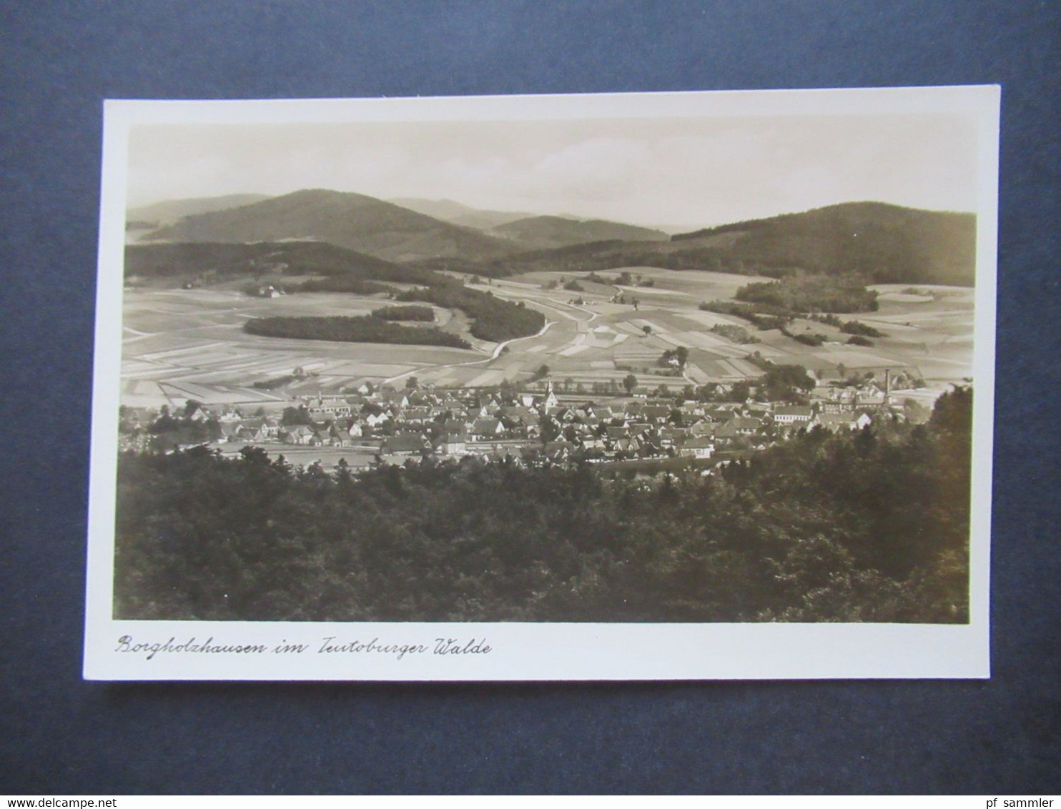 Foto AK Kreis Halle In Westfalen 1940 Borgholzhausen Im Teutoburger Walde / Panorama / Fotohaus Ludw. Schumacher Borghol - Halle I. Westf.