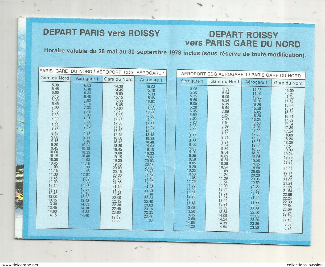 HORAIRE,  Chemin De Fer , ROISSY RAIL,  ORLY RAIL,n° 9,  1978 , Dépliant 10 Pages,  4 Scans,frais Fr 1.65 E - Europe