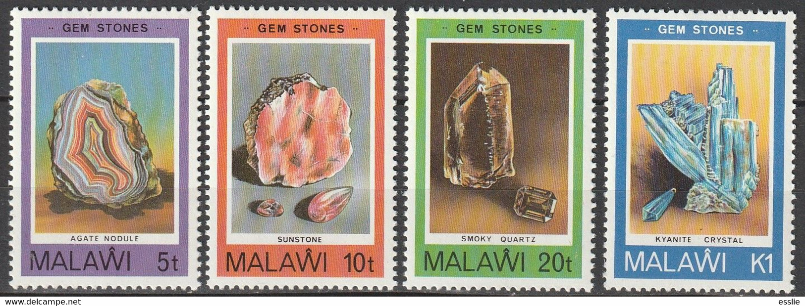 Malawi - 1980 - Minerals Gem Stones Mineralien - Minéraux