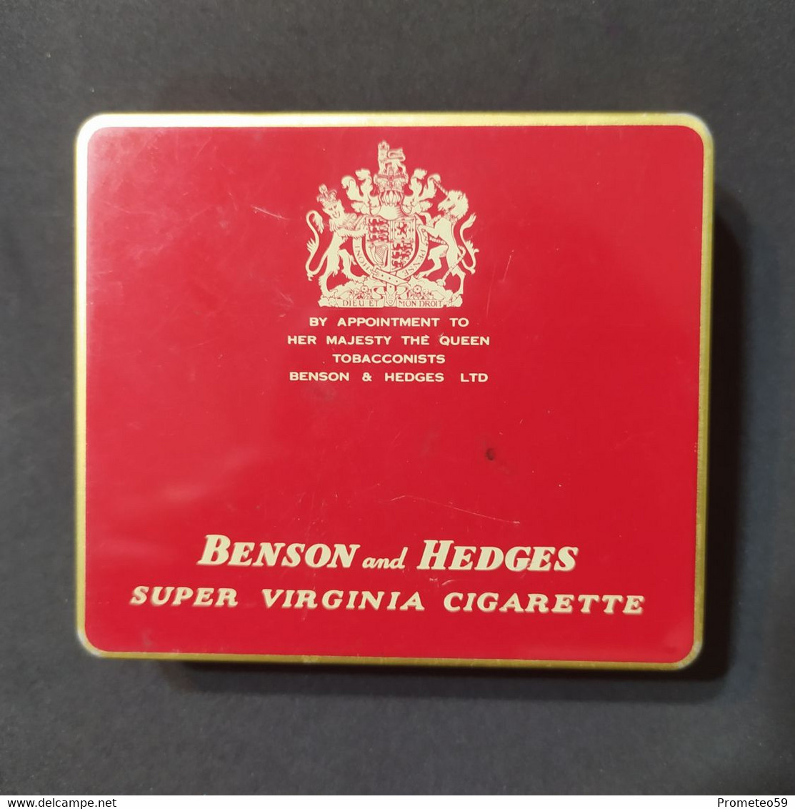 Caja Metálica Vacía De Cigarrillos Benson & Hedges De 20 Unidades – Origen: London (England) - Boites à Tabac Vides